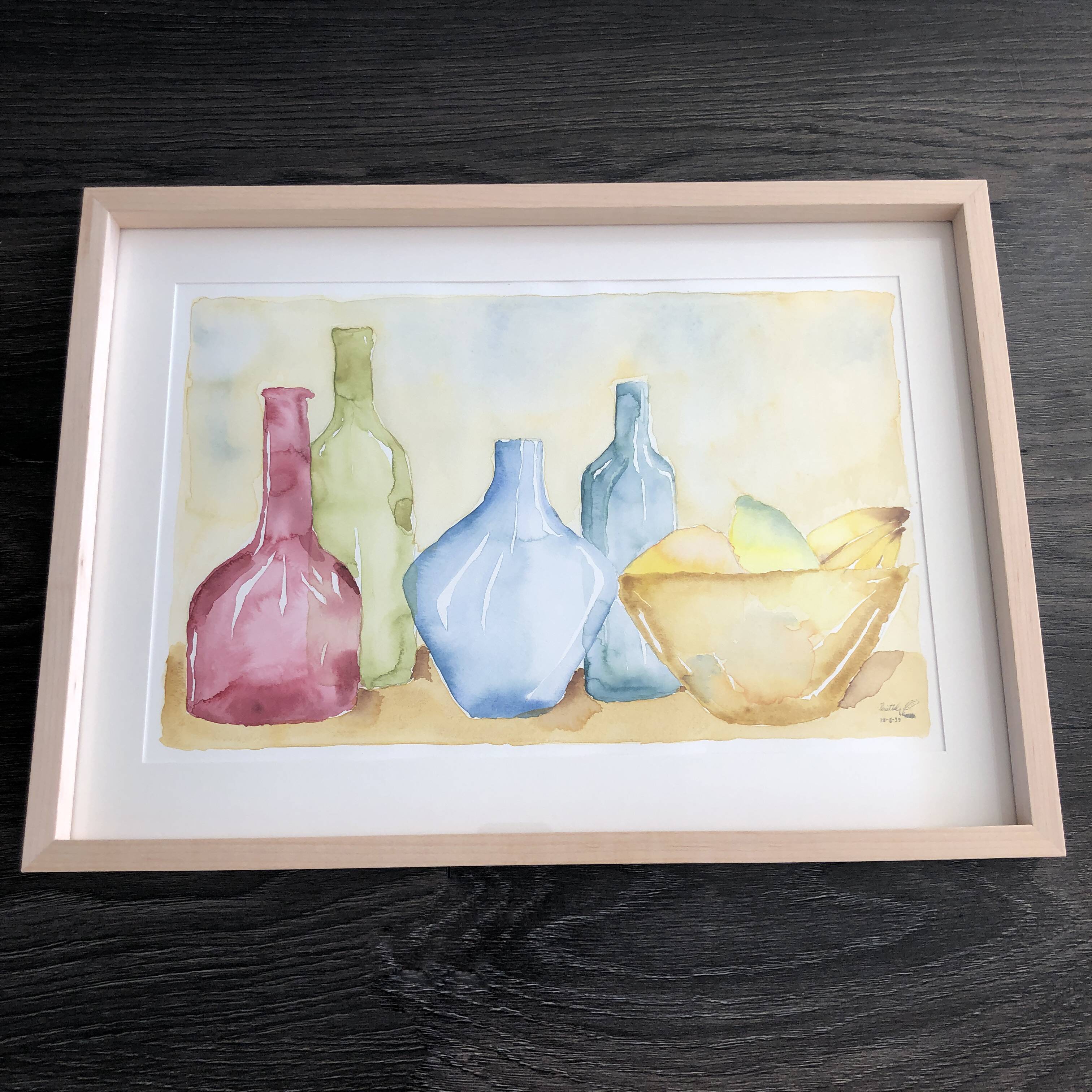 Watercolour post-impressionist, Germany, 1990s