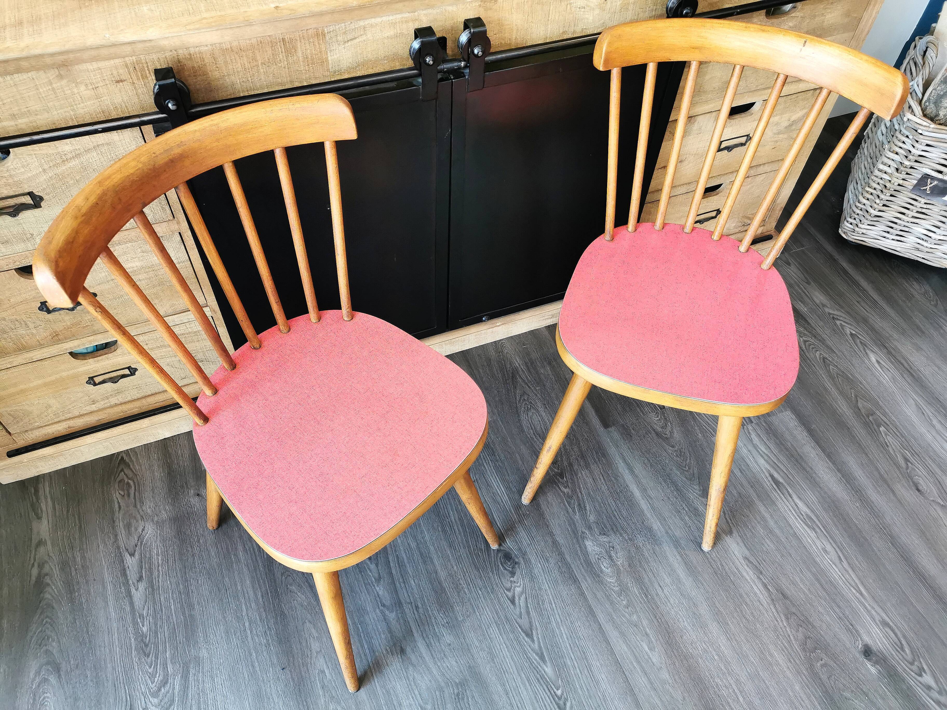 Paire de chaises bistrot Baumann
