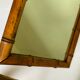Miroir bois sculpté, début 1900, 26x31 cm