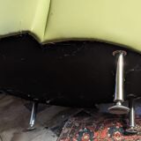 Pair of apple green armchairs