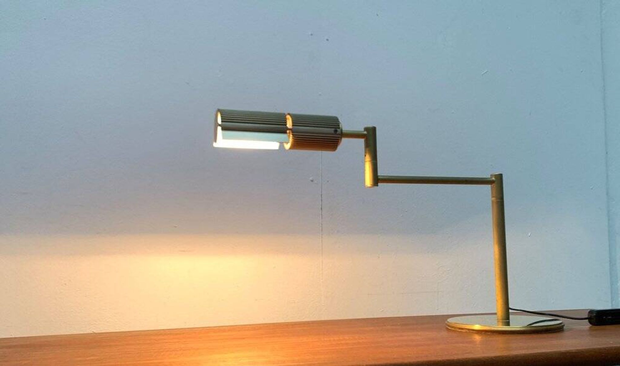 Space Age table lamp by V. Frauenknecht for Swisslamps International, 1970s.