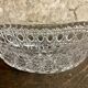 Antique cut glass bowl / crystal style – 1950s/1970s