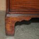 Pair of antique high chests of drawers from Castle Howard 1840 in hardwood.