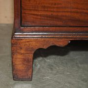 Paire de commodes hautes anciennes Castle Howard 1840 en bois dur