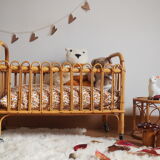 Rattan bed for dolls