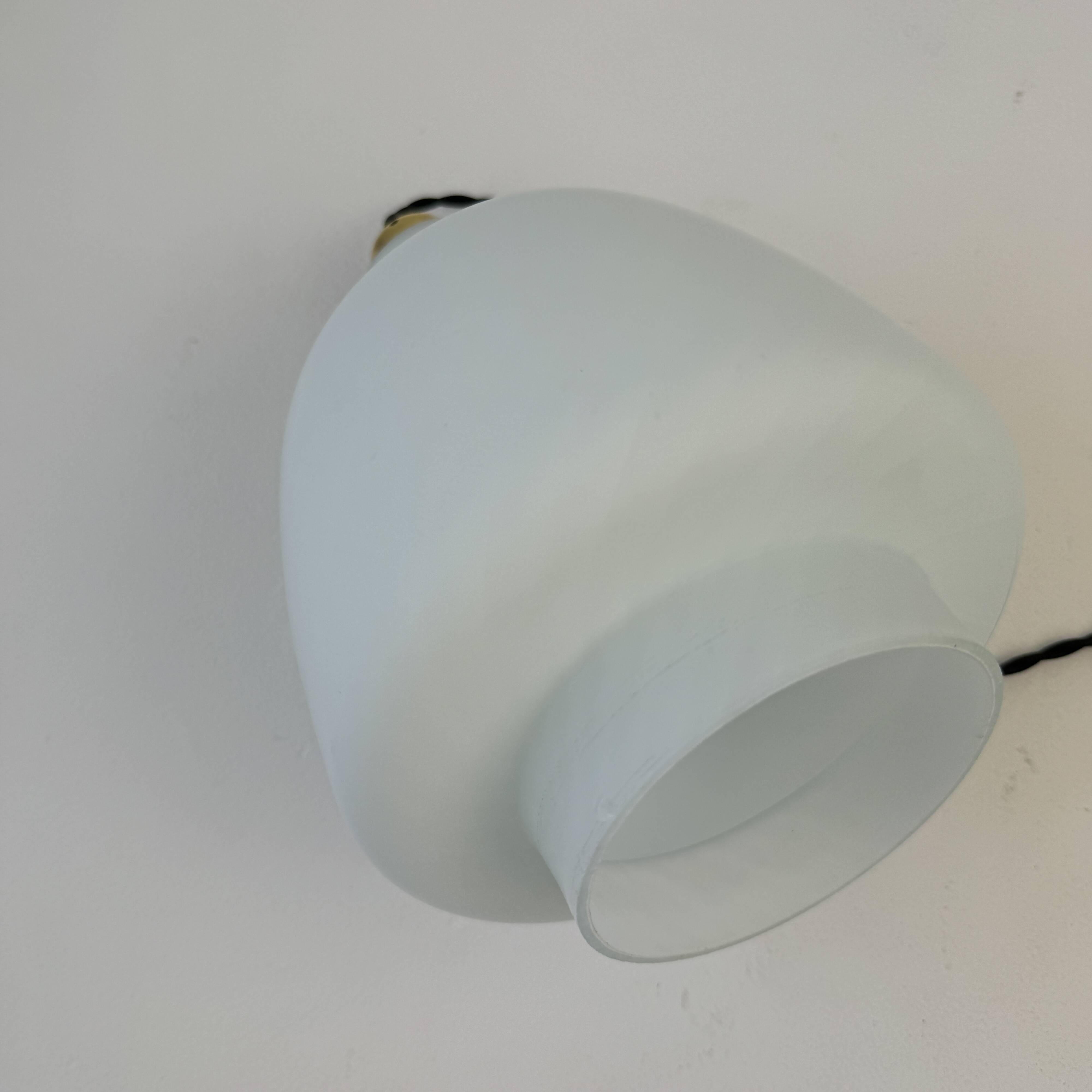 Old vintage opaline pendant light