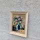 Oil on canvas, bouquet of ranunculus
