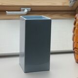 Sky blue geometric vase