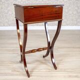 Antique Biedermeier Sewing Table, 1890s