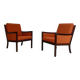 Fauteuils par Ole Wanscher pour Jeppsen, Danemark, années 1960.