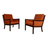 Fauteuils par Ole Wanscher pour Jeppsen, Danemark, années 1960.