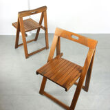 Vintage trieste folding chairs