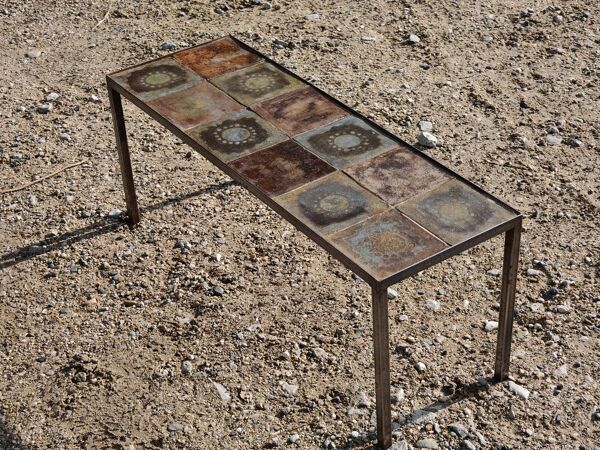 Table basse céramique vintage