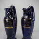 Lunéville Keller old french mantelpiece vases planter 19th
