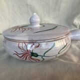 Signed ceramic candy box