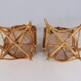 2 fauteuils bambou “wicker chairs”