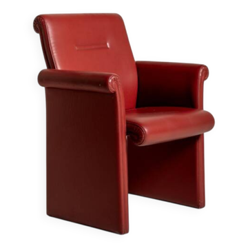 Fauteuil “Forum Bridge” par Poltrona Frau, années 1980