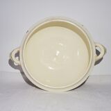 Earthenware tureen from Salins model Cyclamen