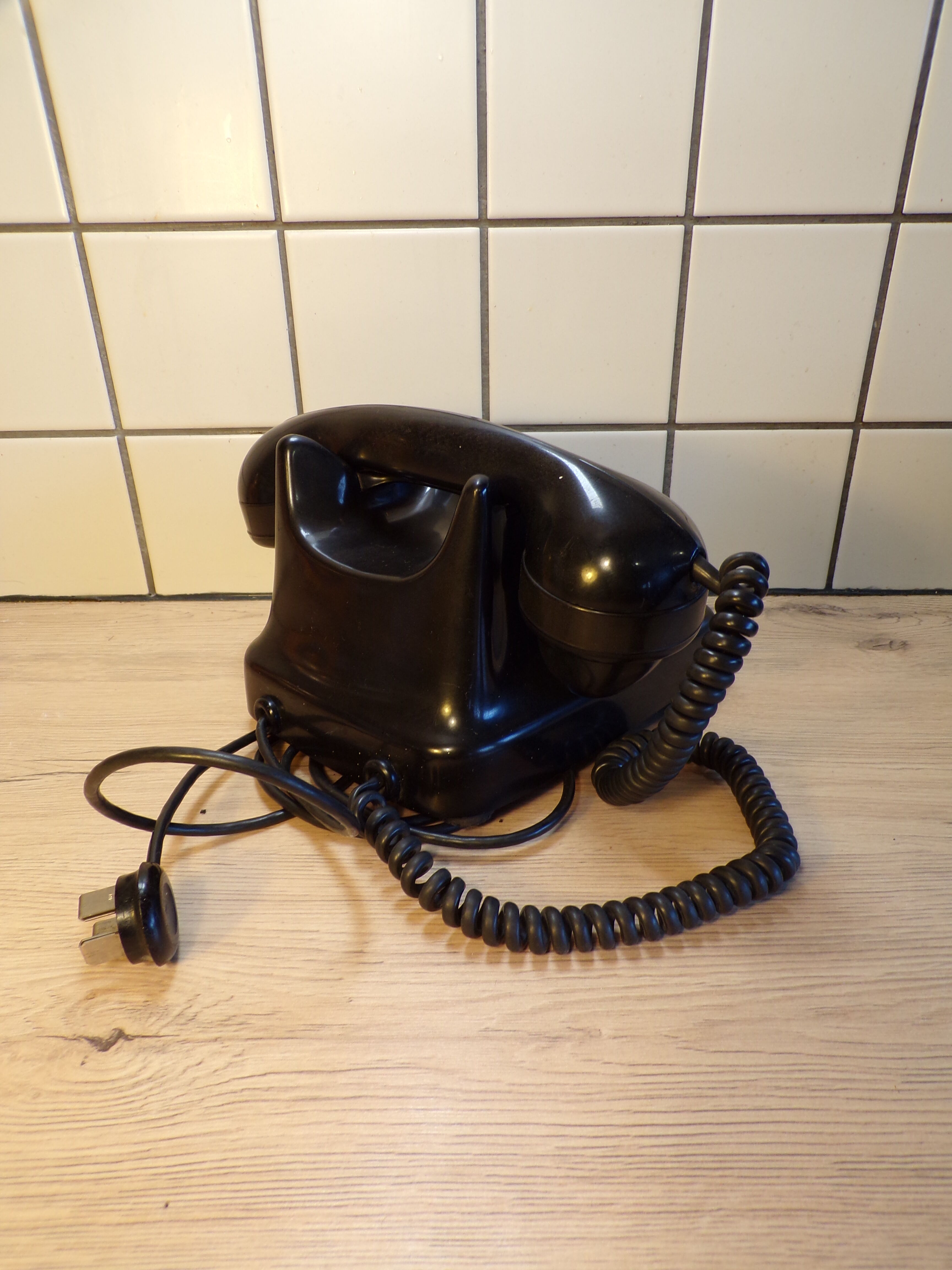 Vintage dial phone in bakelite Denmark