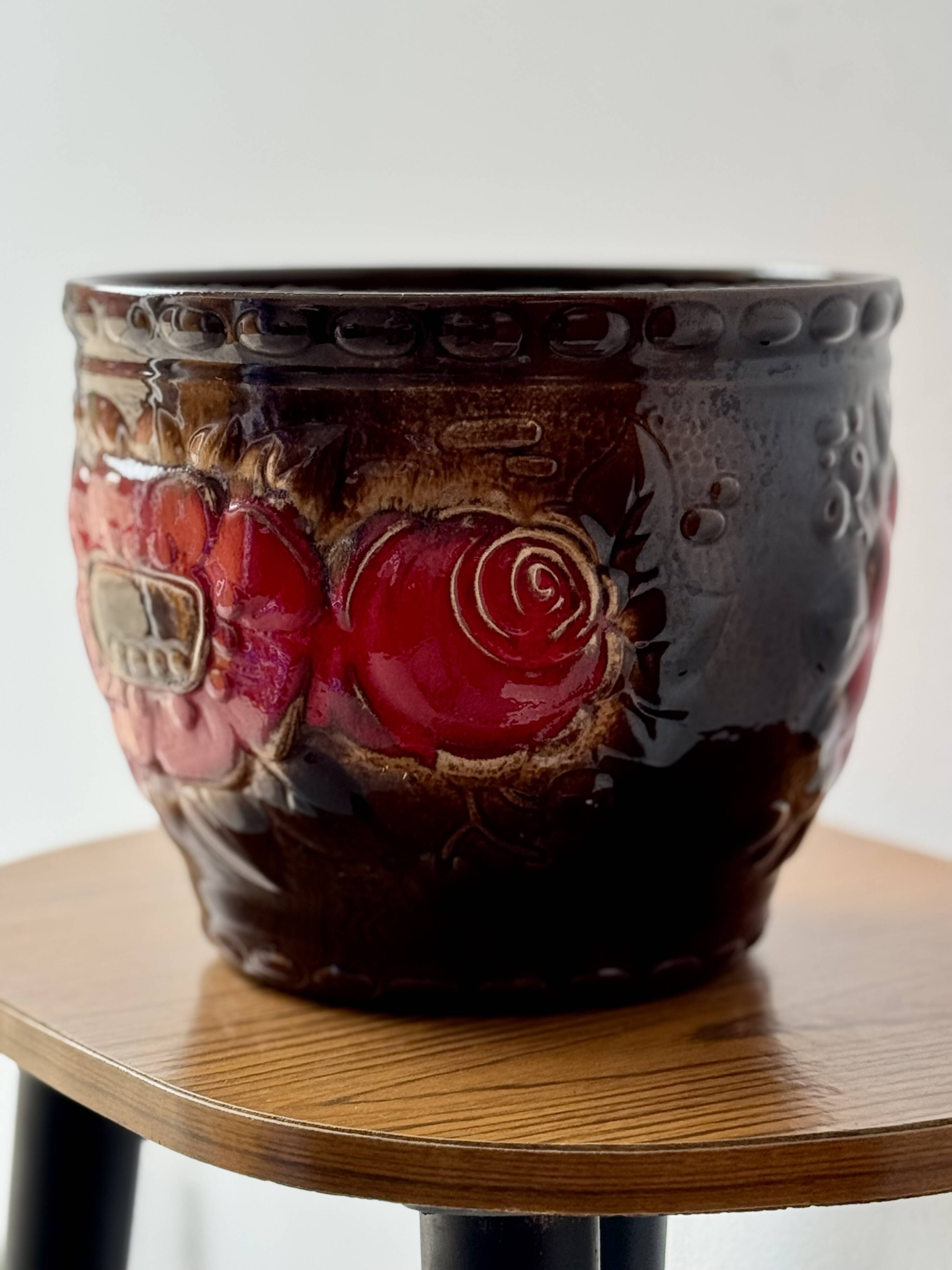 Pot de fleurs vintage ouest-allemand 887-22