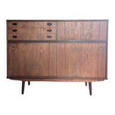 High Scandinavian teak sideboard