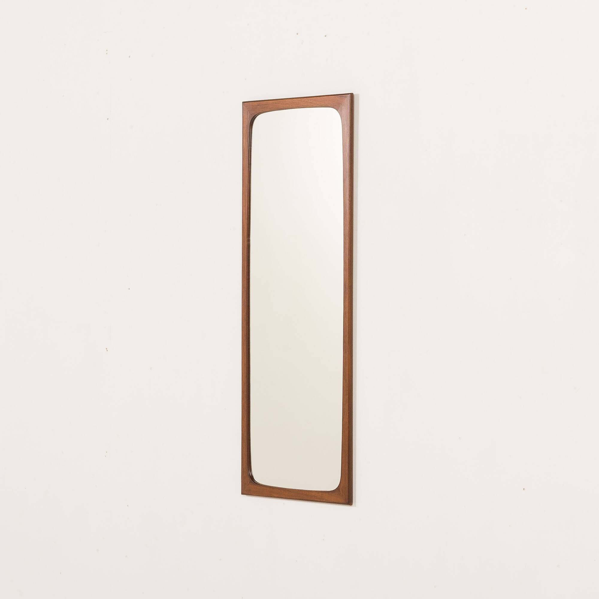 Danish rosewood mirror in the style of Aksel Kjersgaard, 1960s