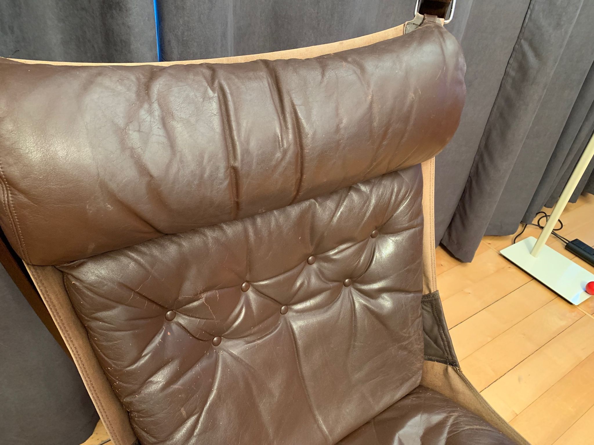 Falcon armchair designed by Sigurd Ressell, Vatne Möbler, Norway, 1970s