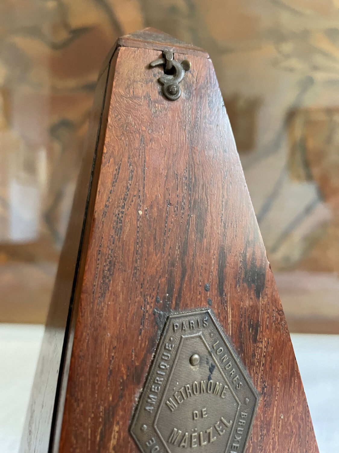 Wooden metronome