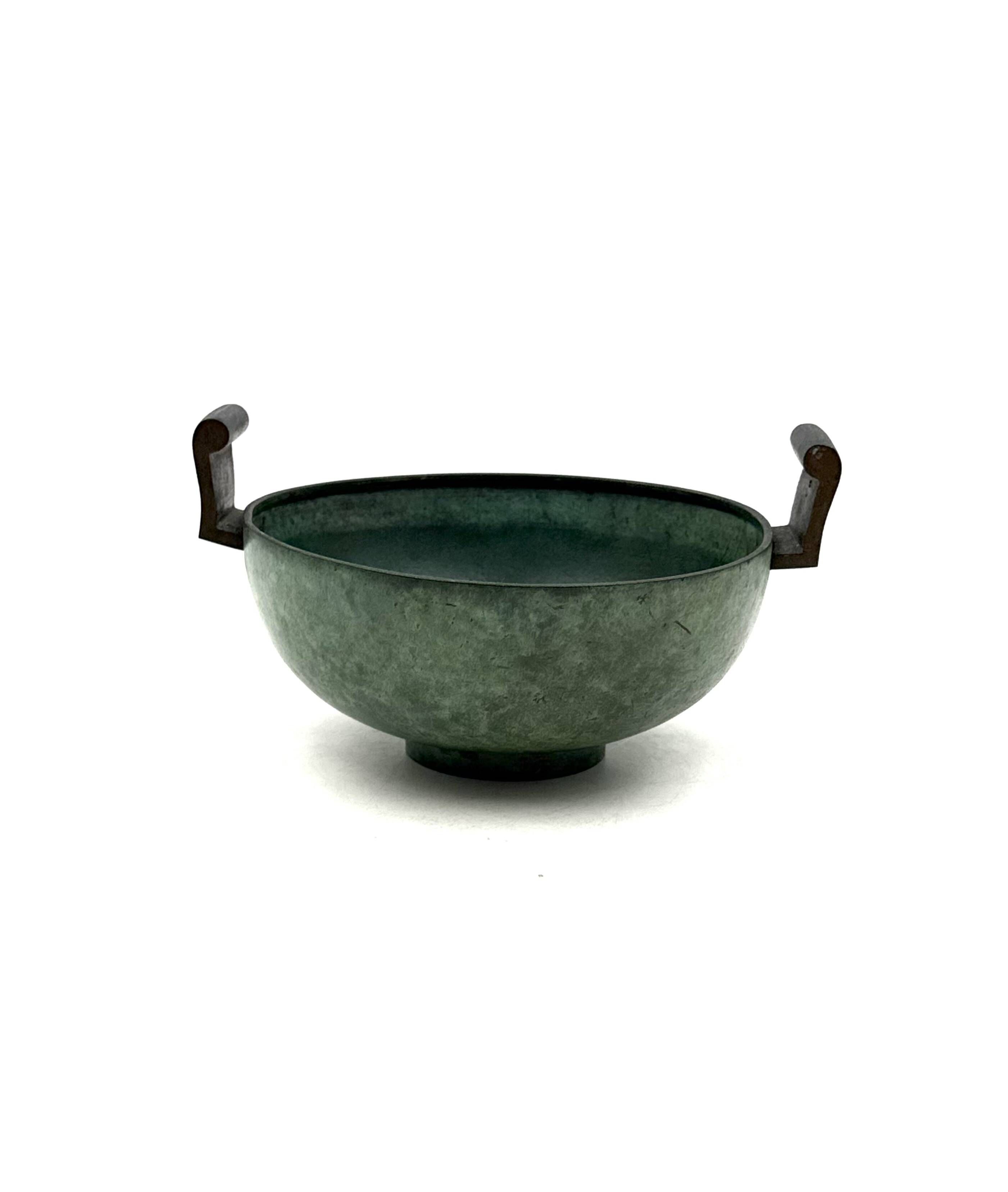 Art Deco bronze vase, Italy ca. 1930s