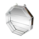 Vitrine en miroir fabriquée à la main