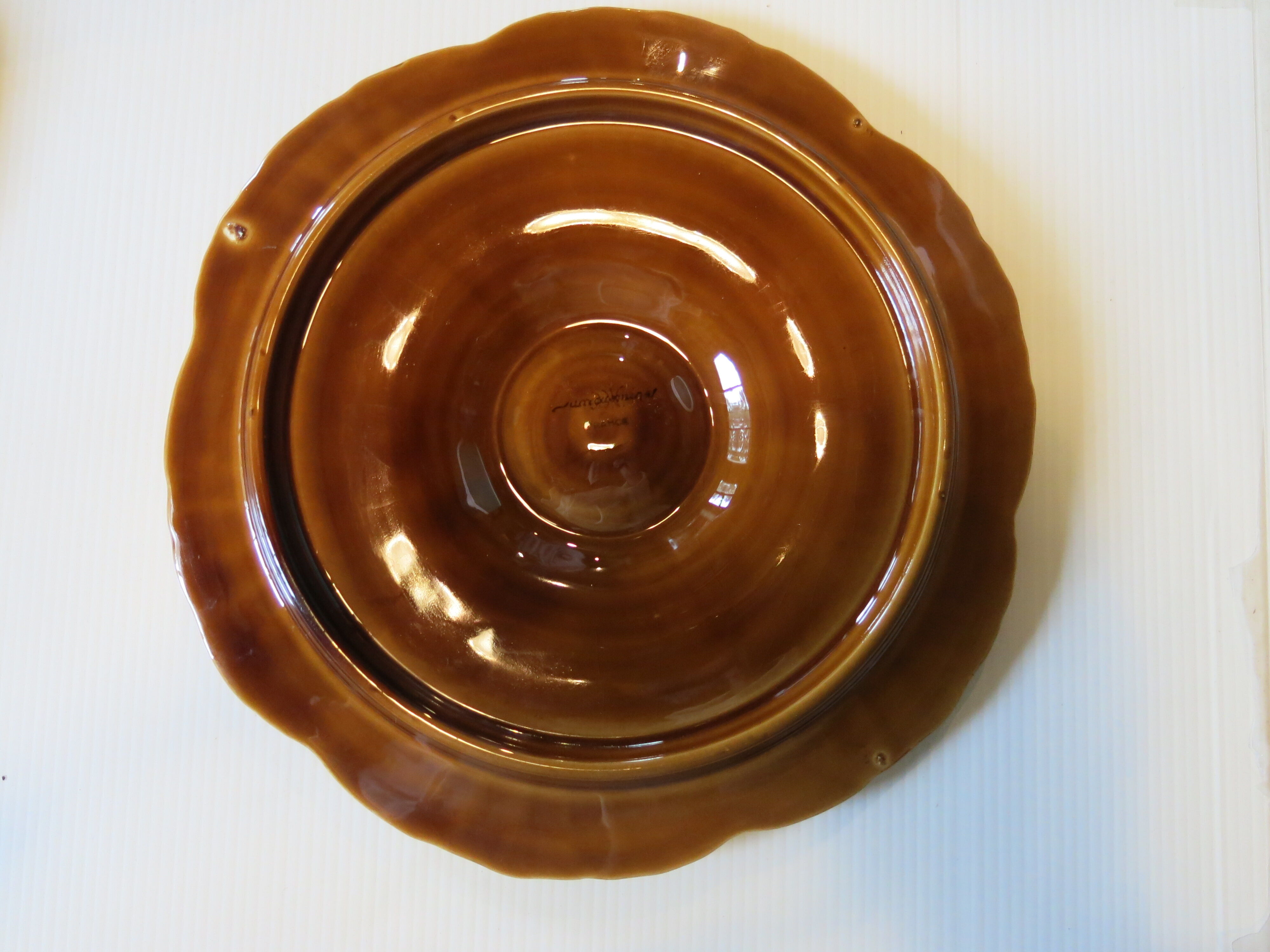 10 Sarreguemines oyster plates in very good condition