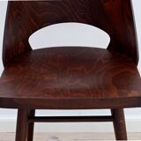 Set of 8 Mid Century Modern Dining Chairs by Radomir Hofman for TON, Model 514
