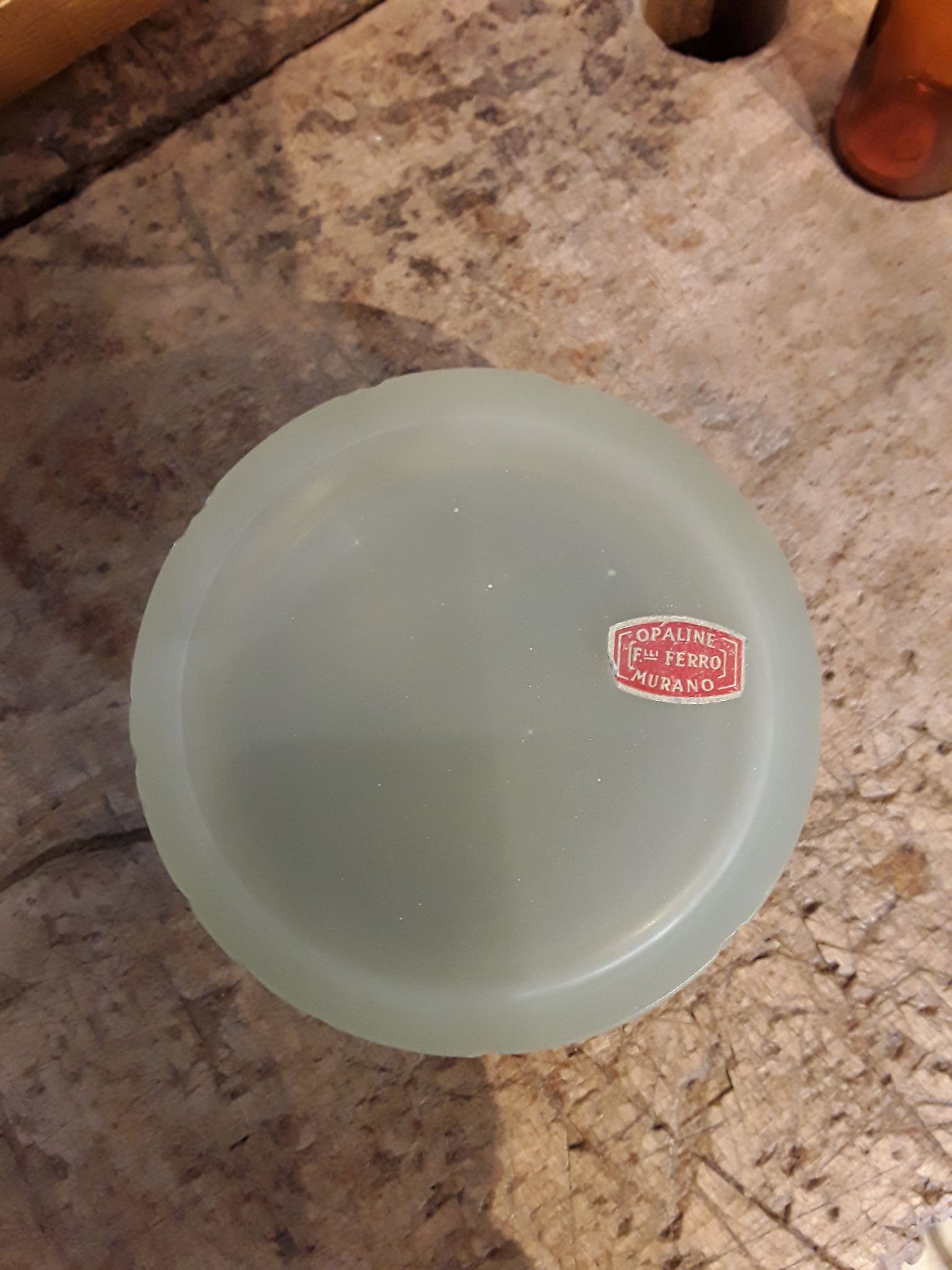 Boîte opaline Murano