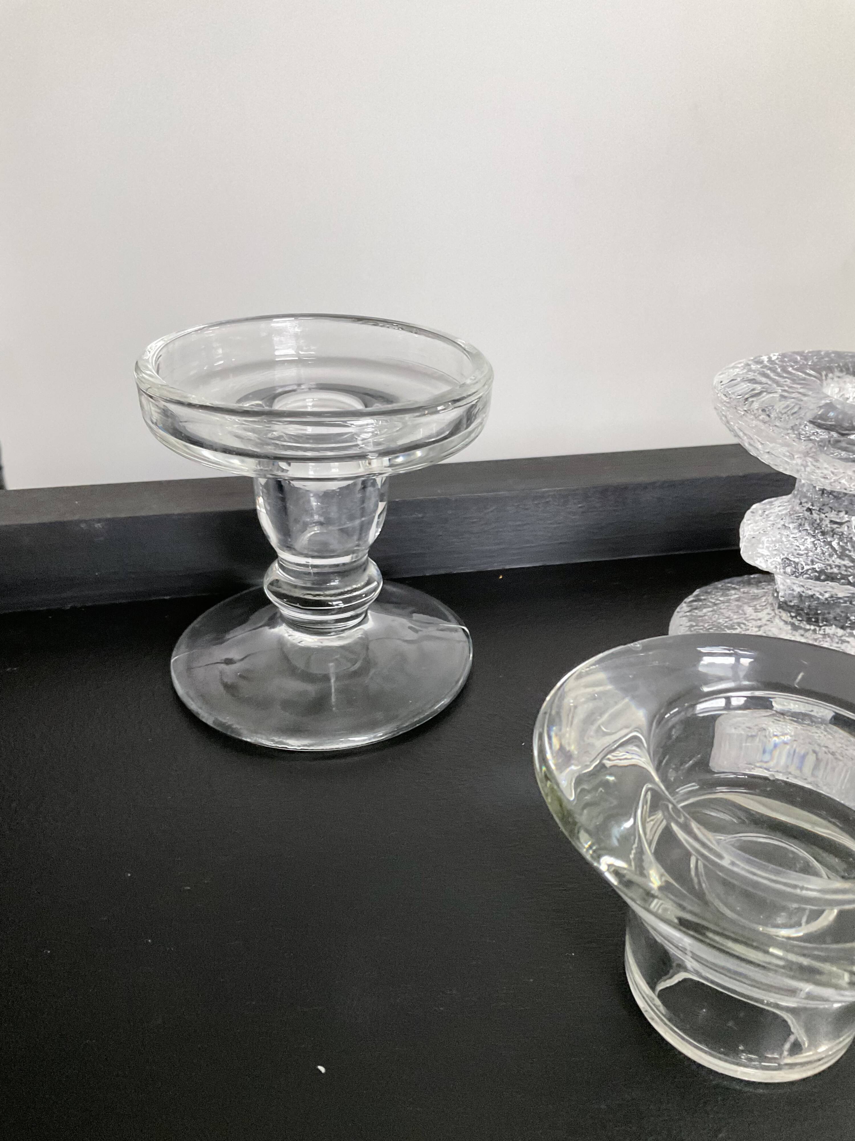 Series of 6 vintage candle holders 70s