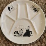 6 assiettes parlantes de Jacques Faizant Pour Saint Amand