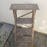 Old painter's stepladder in wood