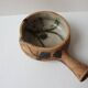 Ceramic fondue pot signed La colombe (Vallauris) 1970s
