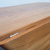 Ercol round drop leaf dining table, 1960s - no.14