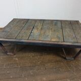Industrial plant pallet coffee table