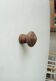 Antique wooden furniture knob