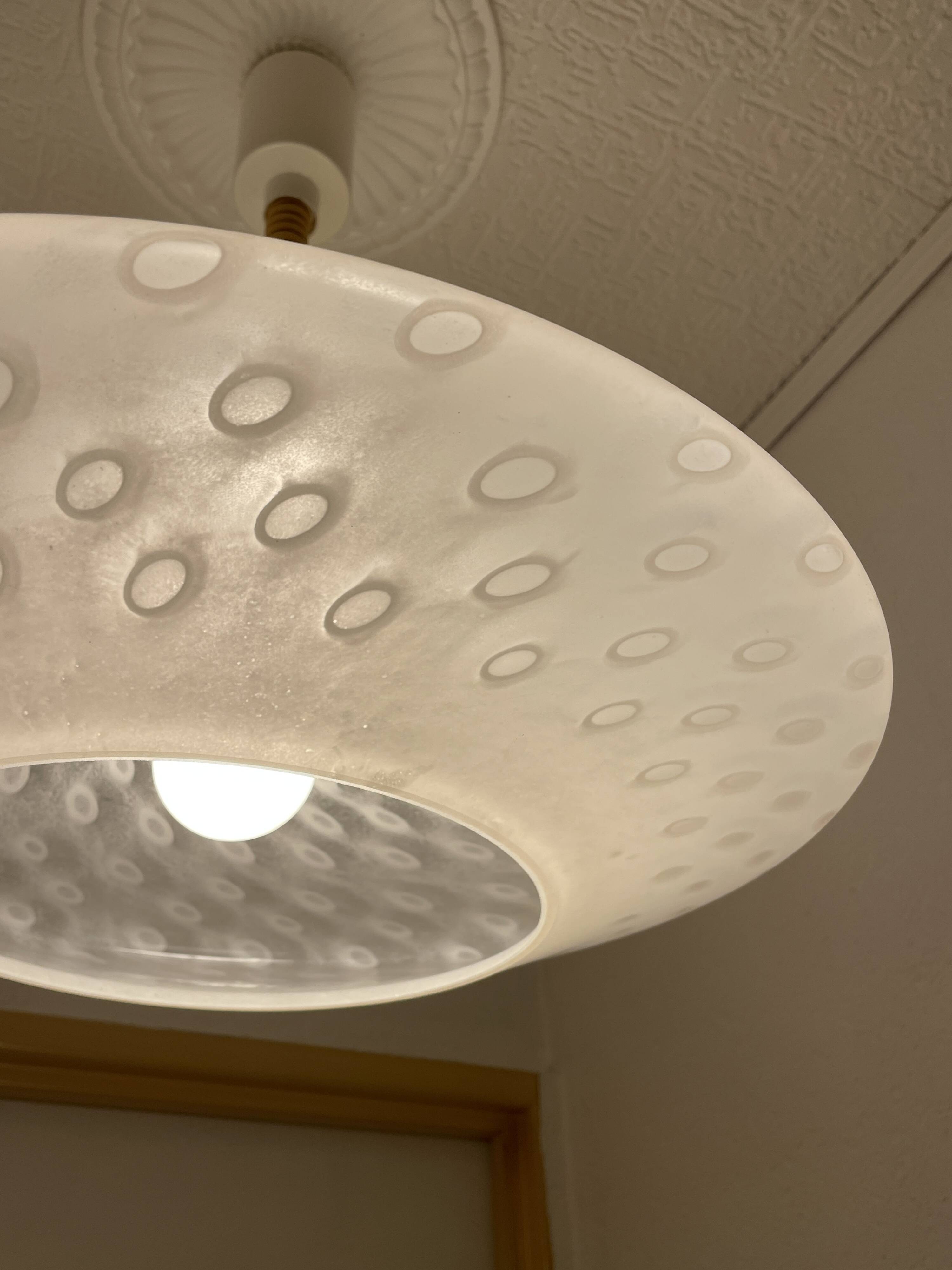Peill & Putzler Ufo XL glass pendant light, Germany