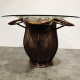 Vingtage bamboo dining table, 1970s