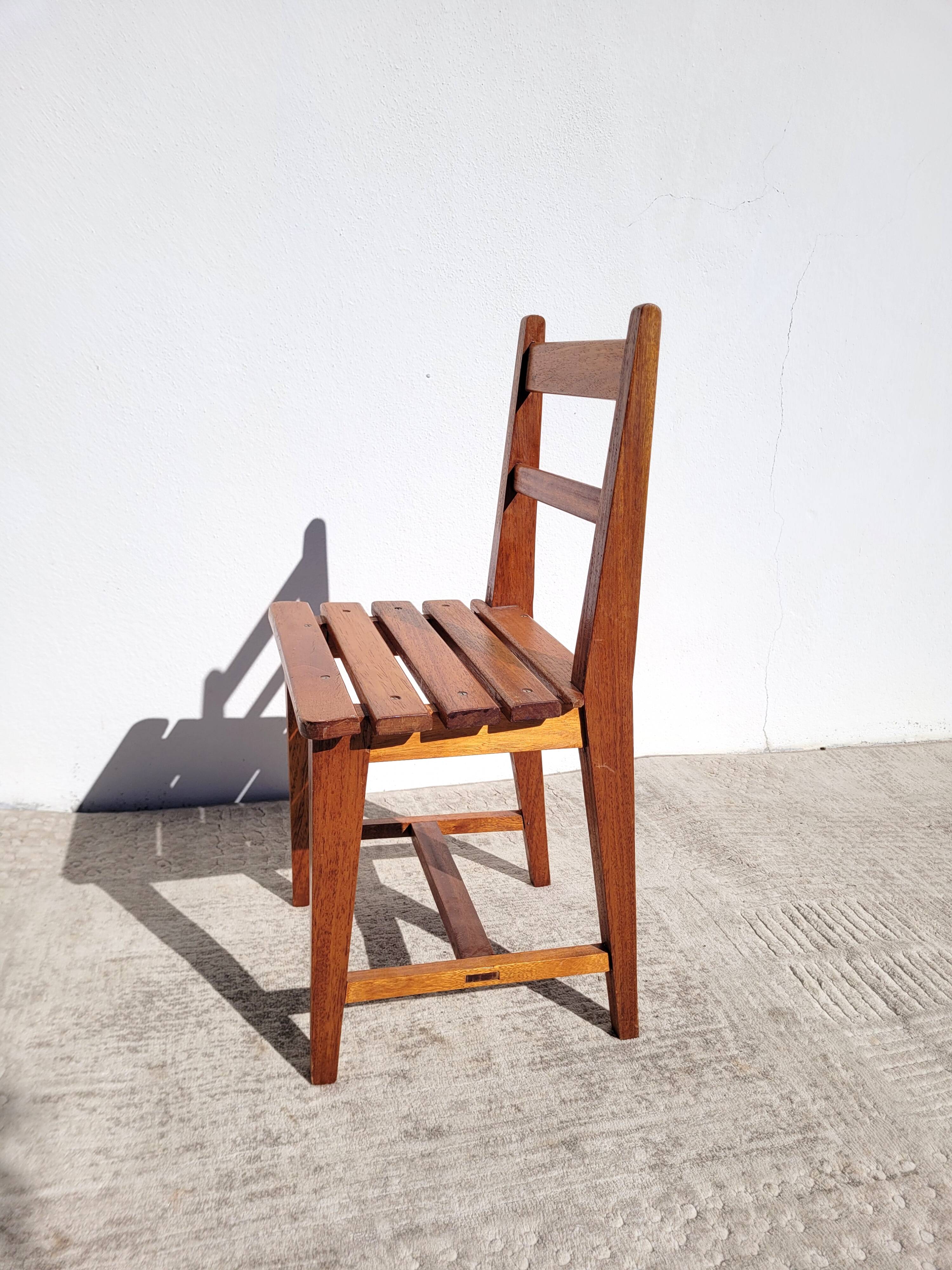 Small vintage wooden children's chair
