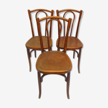 Lot de 3 chaises bistrot