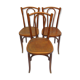 Set of 3 chairs Bistro