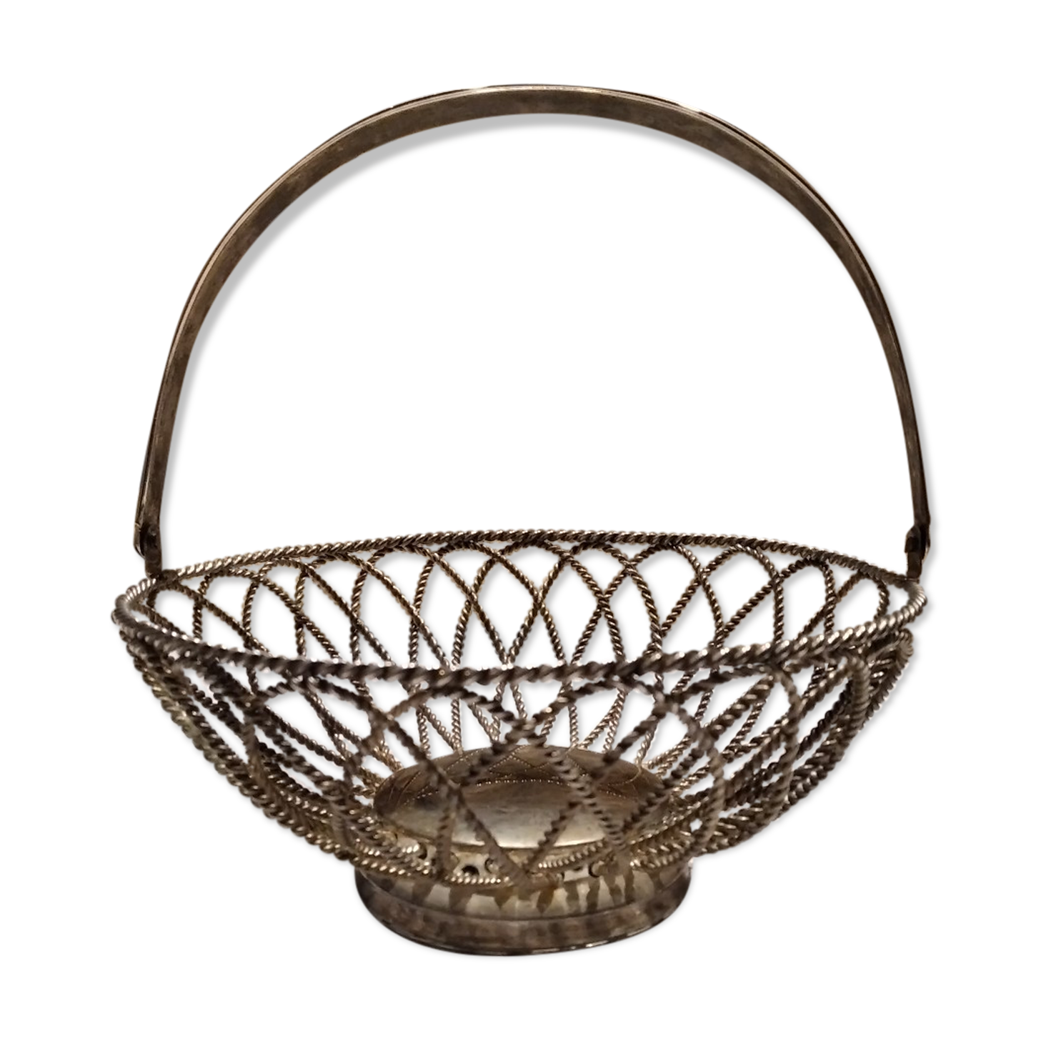 Vintage bread basket, fruit