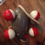 Wooden dragging mouse, vilac