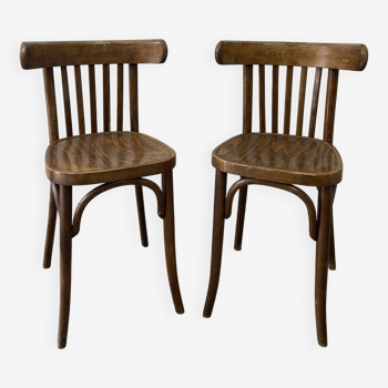 Paire de chaises bistrot