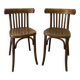 Pair of bistro chairs