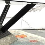 Marble and Metal Coffee Table, 1980s